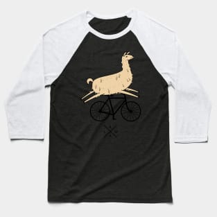 Lama rides a bicycle Baseball T-Shirt